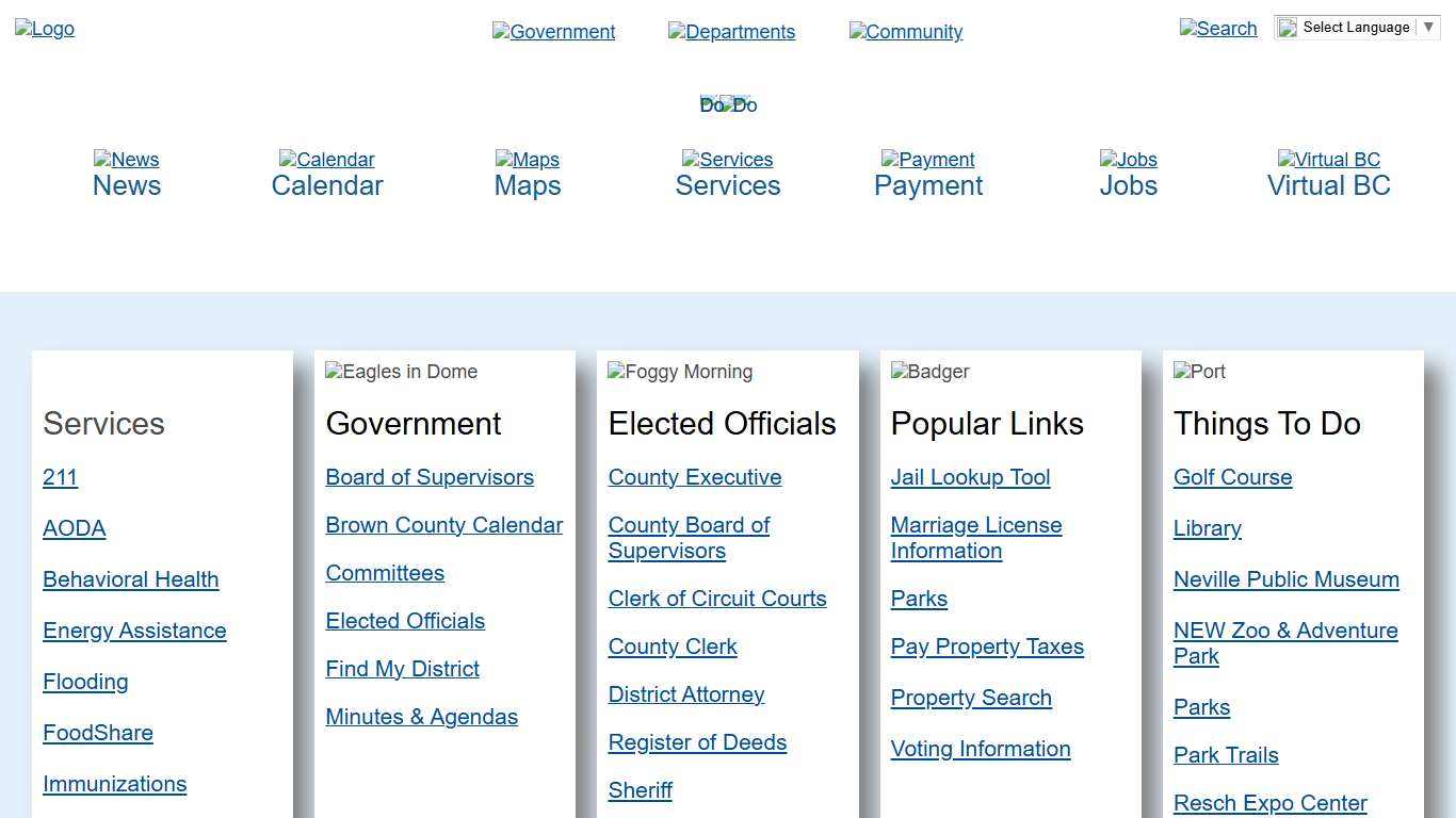 The official website of Brown County, Wisconsin government